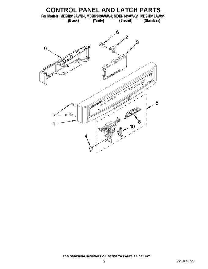 Diagram for MDBH949AWW4