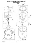 Diagram for 03 - Agitator, Basket And Tub Parts