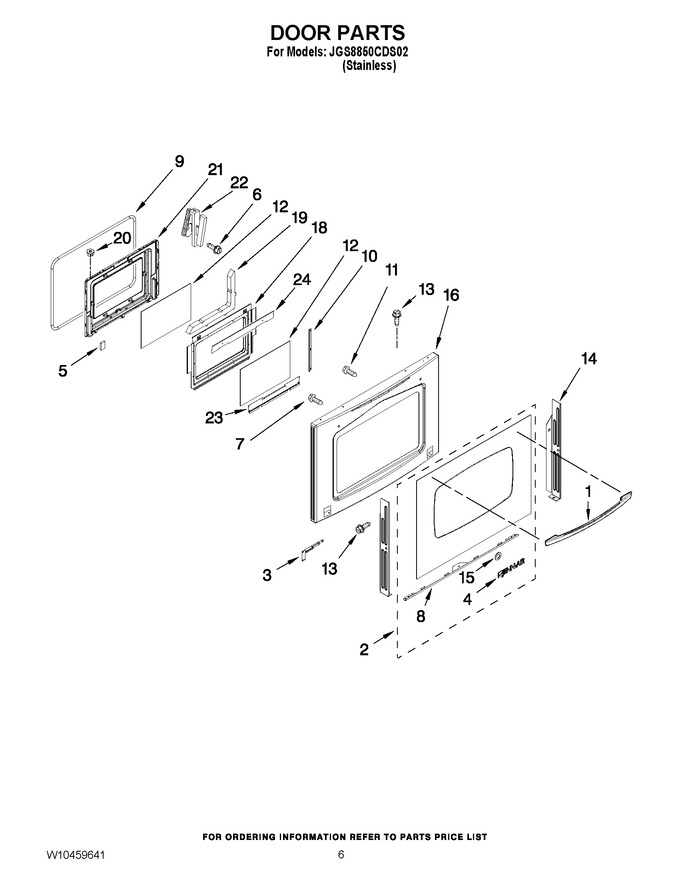 Diagram for JGS8850CDS02