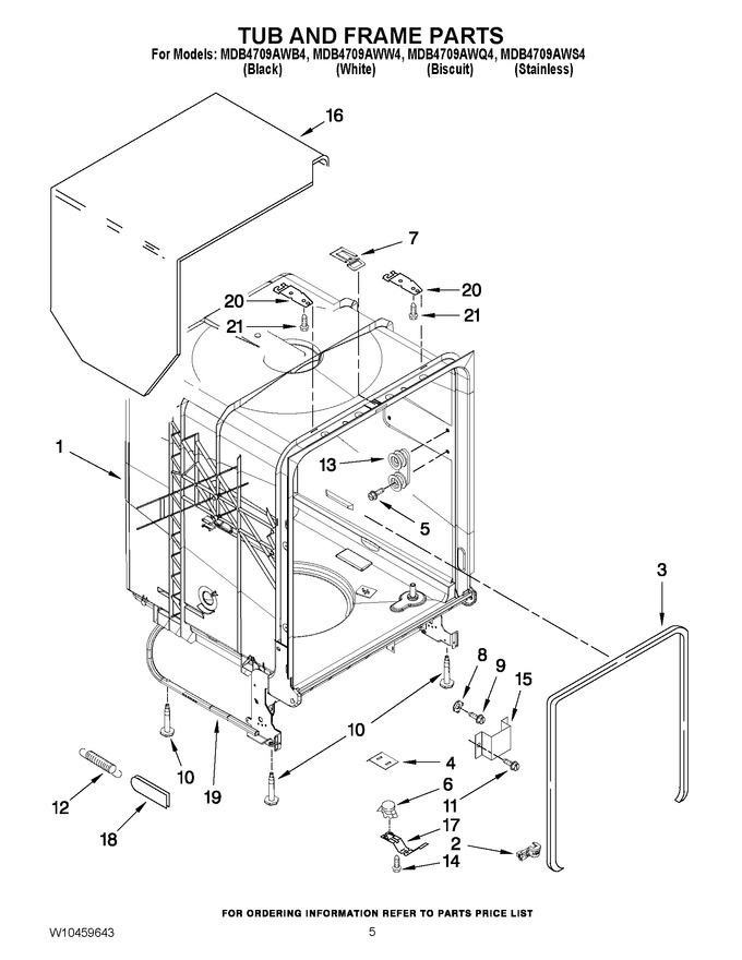 Diagram for MDB4709AWQ4