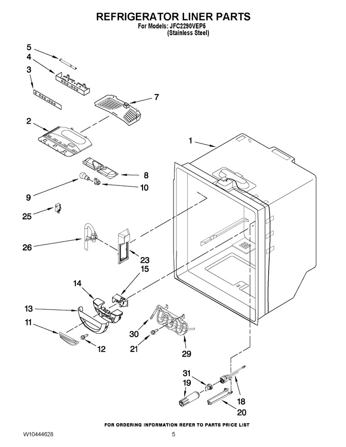 Diagram for JFC2290VEP5