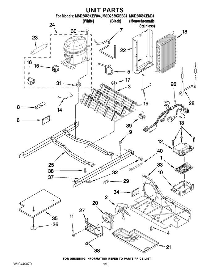 Diagram for MSD2559XEW04