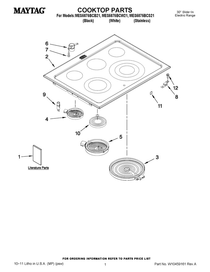 Diagram for MES5875BCW21