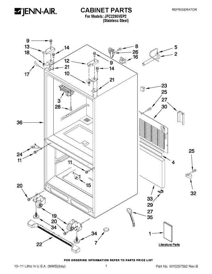Diagram for JFC2290VEP2