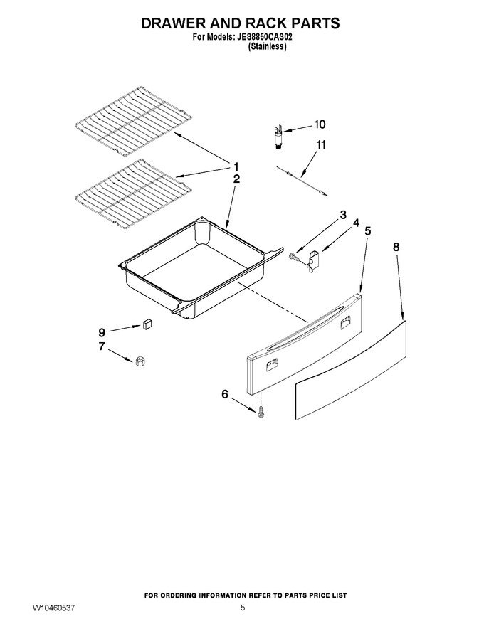 Diagram for JES8850CAS02