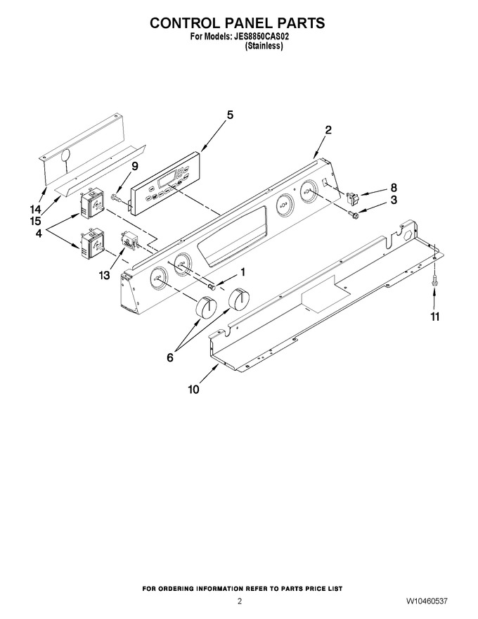 Diagram for JES8850CAS02