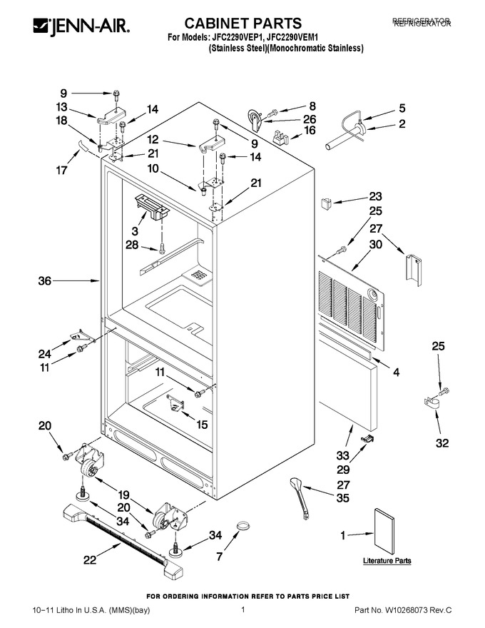 Diagram for JFC2290VEP1