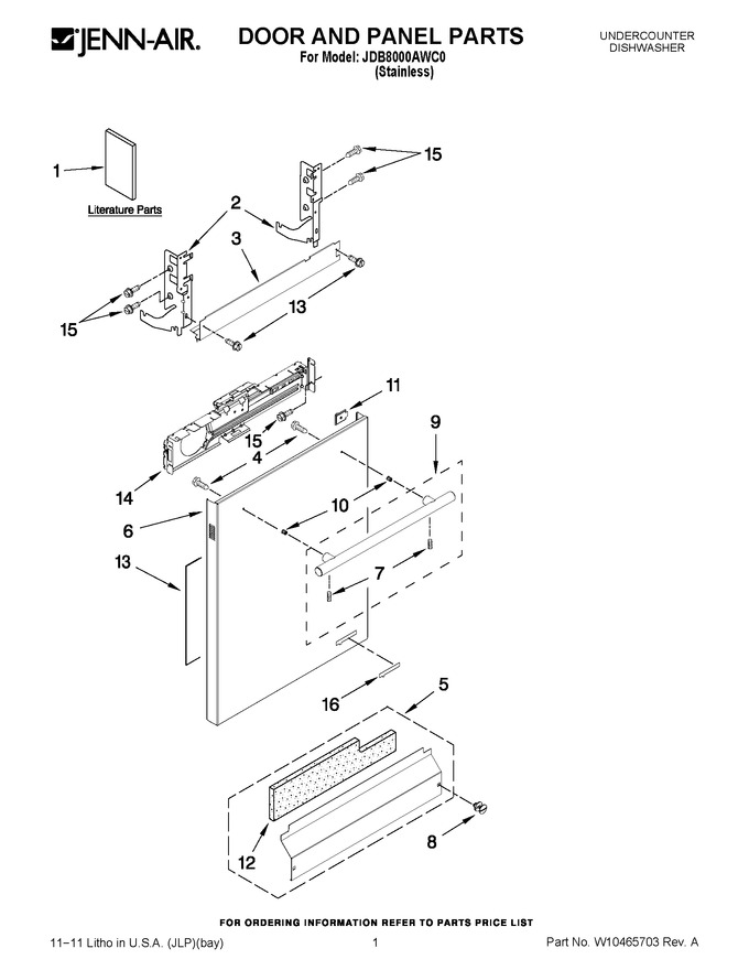 Diagram for JDB8000AWC0