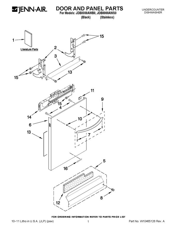 Diagram for JDB8000AWB0
