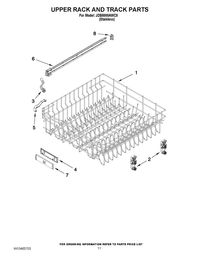 Diagram for JDB8000AWC0
