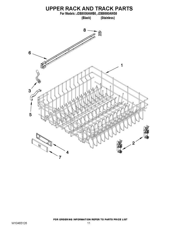 Diagram for JDB8000AWS0