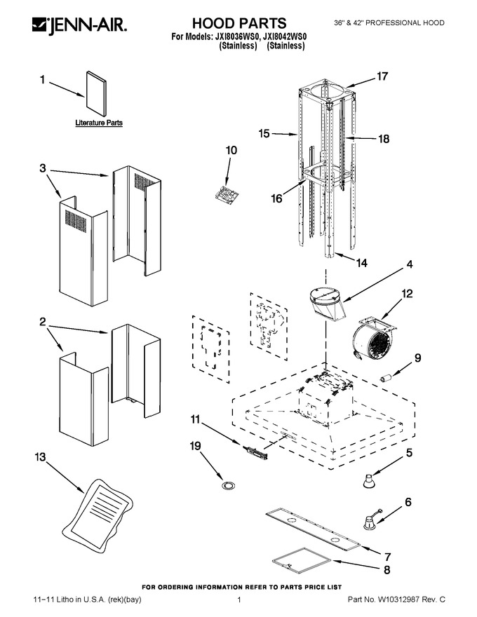 Diagram for JXI8036WS0