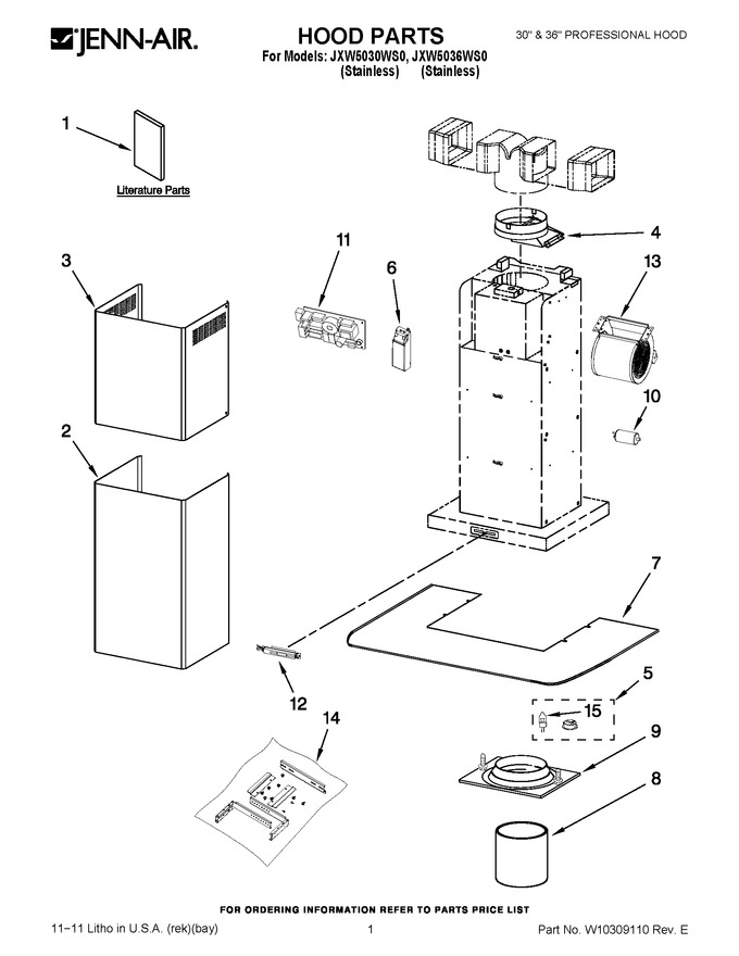 Diagram for JXW5030WS0