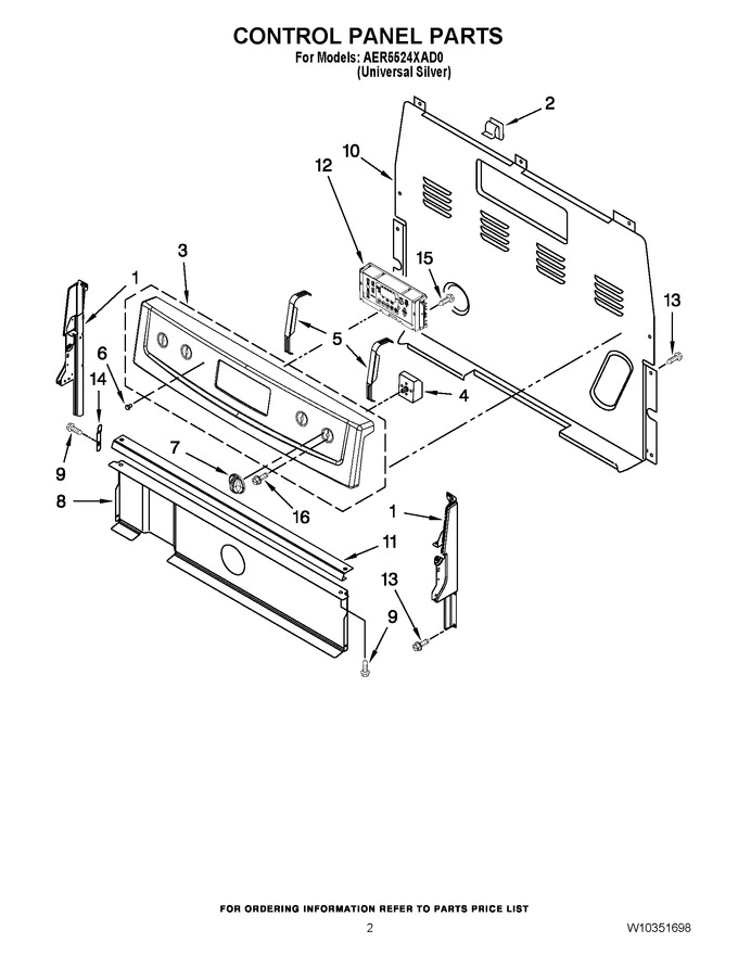Diagram for AER5524XAD0
