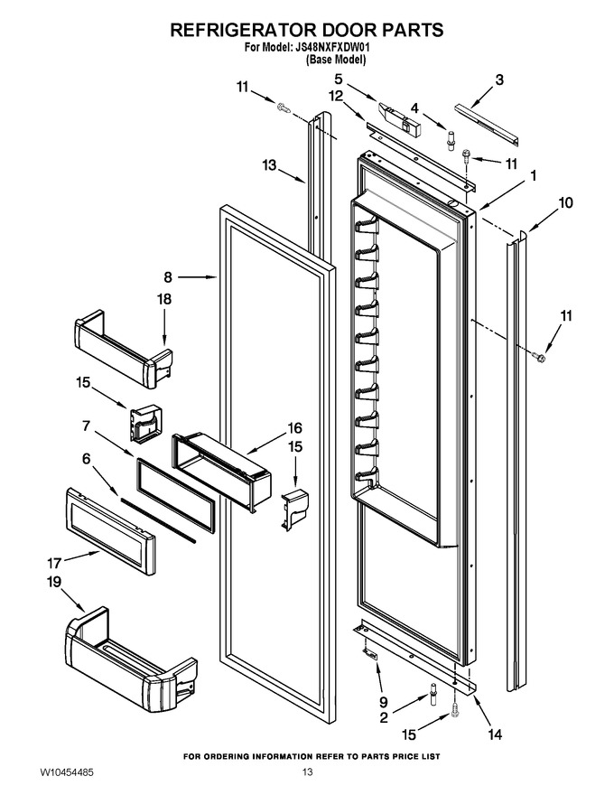 Diagram for JS48NXFXDW01