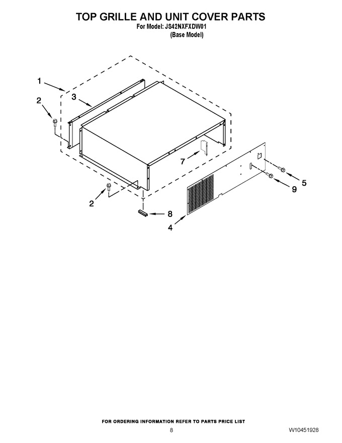 Diagram for JS42NXFXDW01