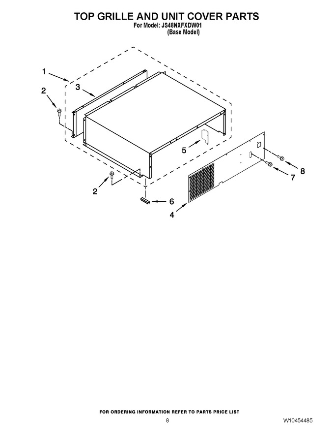 Diagram for JS48NXFXDW01