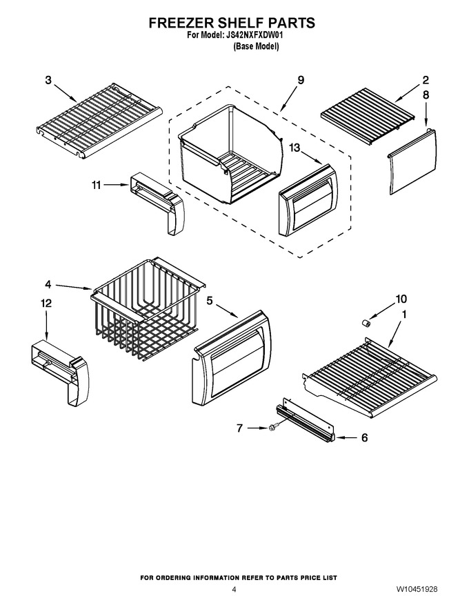 Diagram for JS42NXFXDW01
