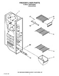 Diagram for 04 - Freezer Liner Parts