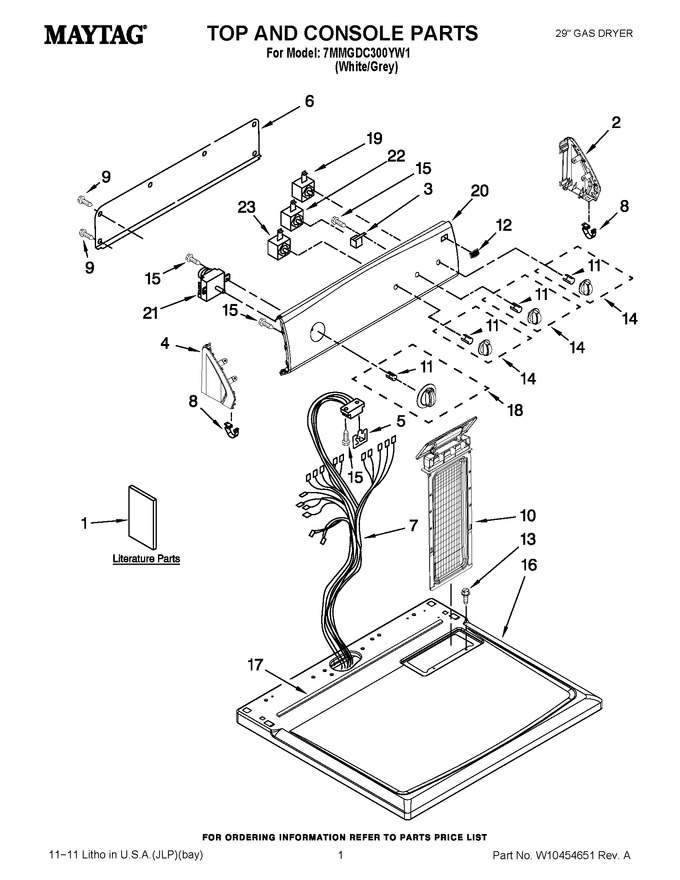 Diagram for 7MMGDC300YW1