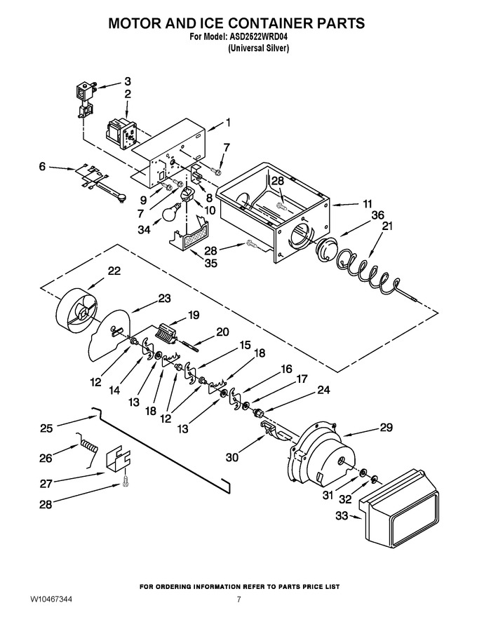 Diagram for ASD2522WRD04