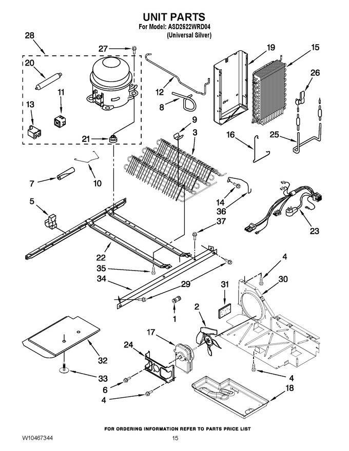 Diagram for ASD2522WRD04