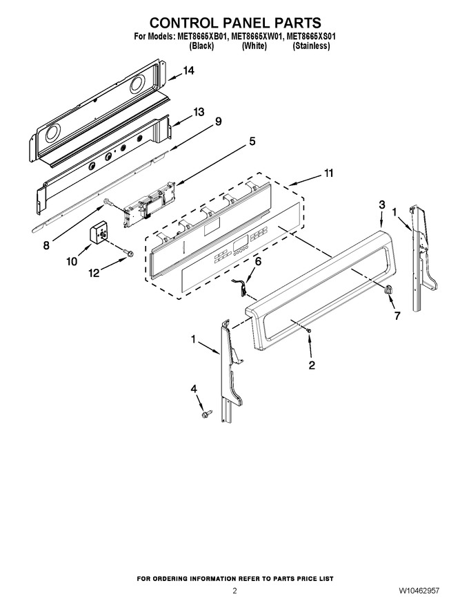 Diagram for MET8665XW01
