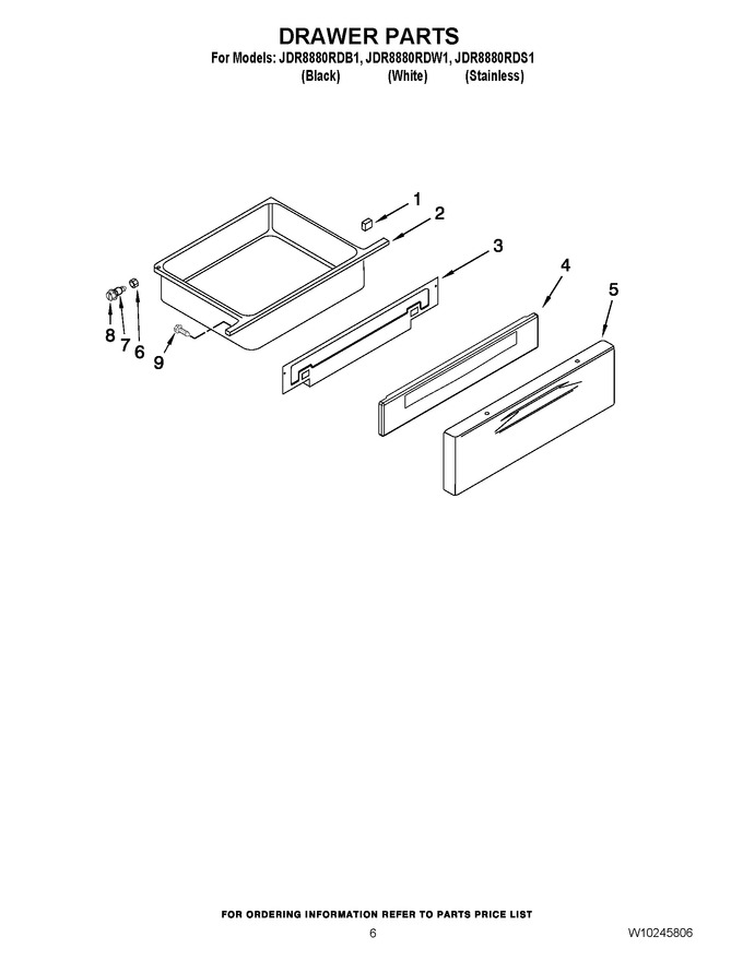 Diagram for JDR8880RDW1