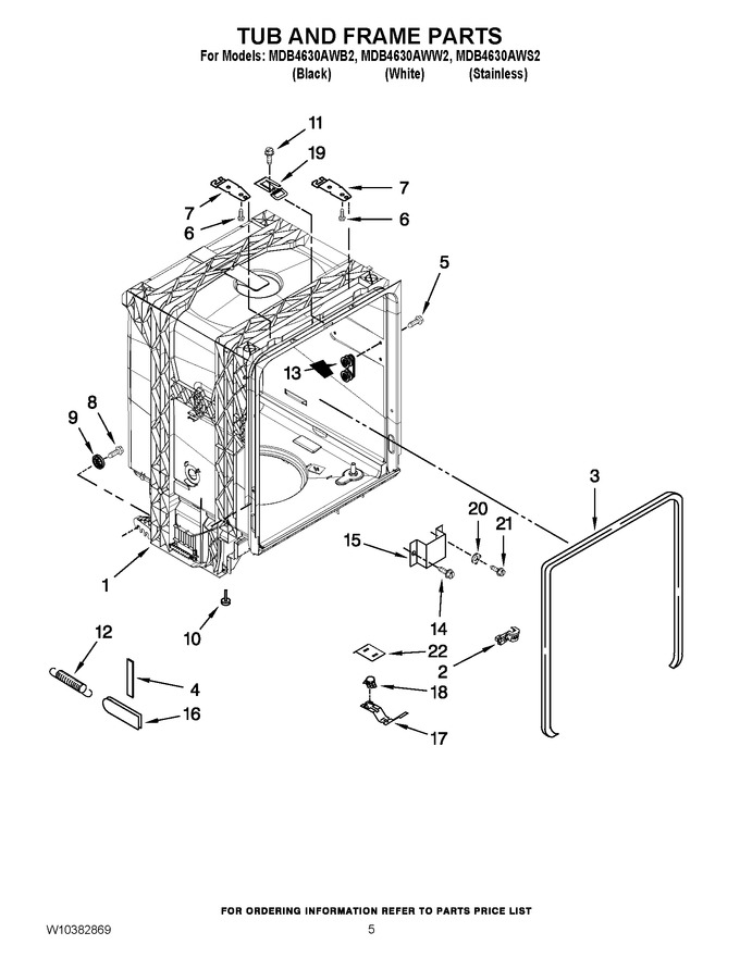 Diagram for MDB4630AWW2