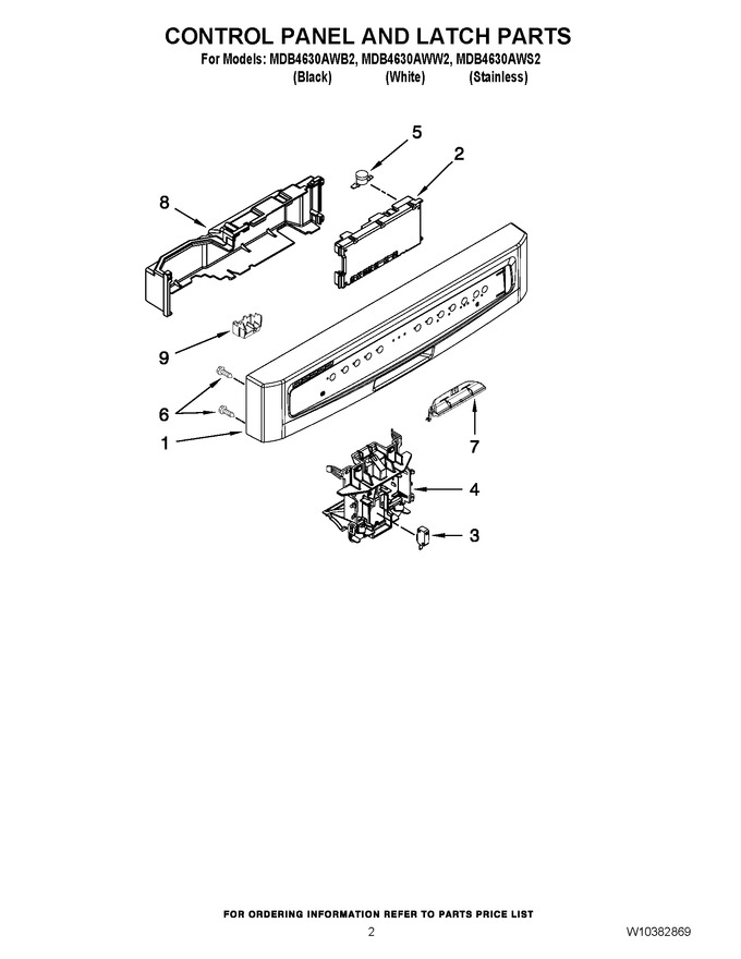 Diagram for MDB4630AWW2