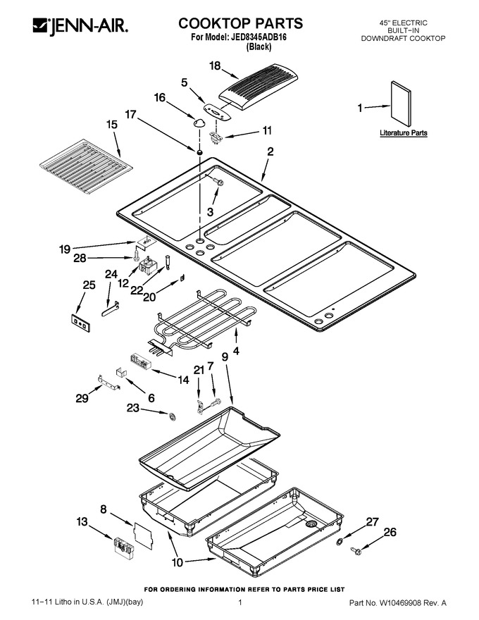 Diagram for JED8345ADB16