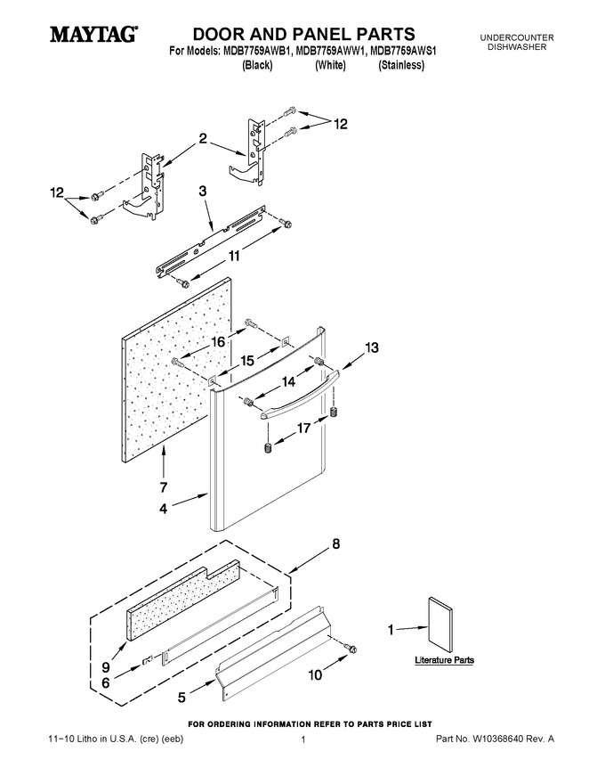 Diagram for MDB7759AWW1