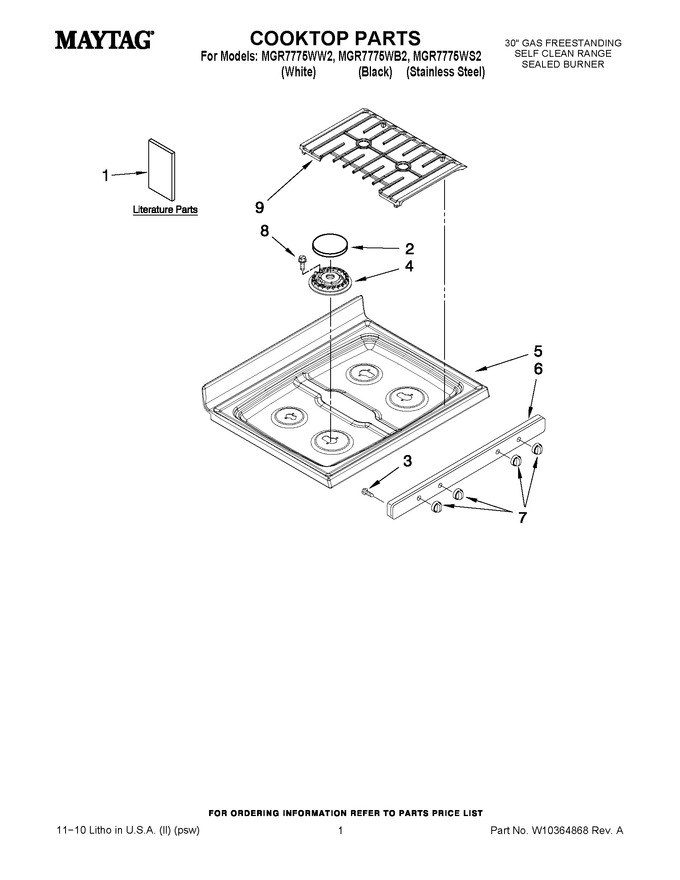 Diagram for MGR7775WS2