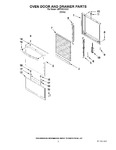 Diagram for 02 - Oven Door And Drawer Parts
