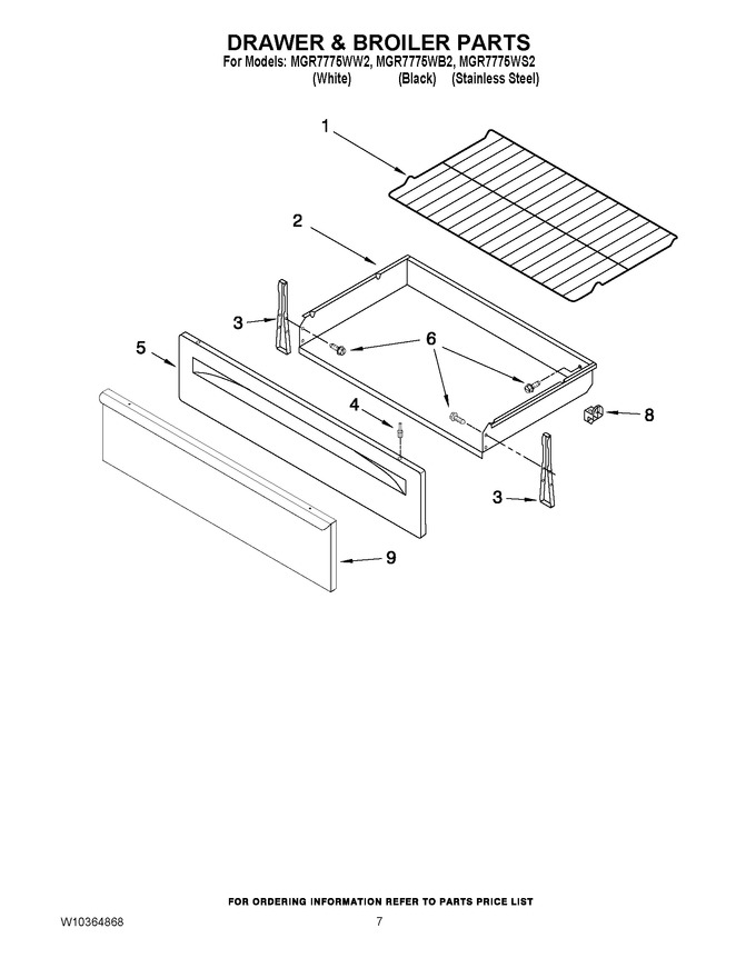 Diagram for MGR7775WW2