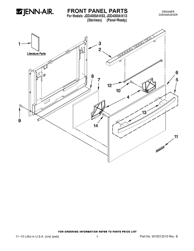 Diagram for JDD4000AWS3