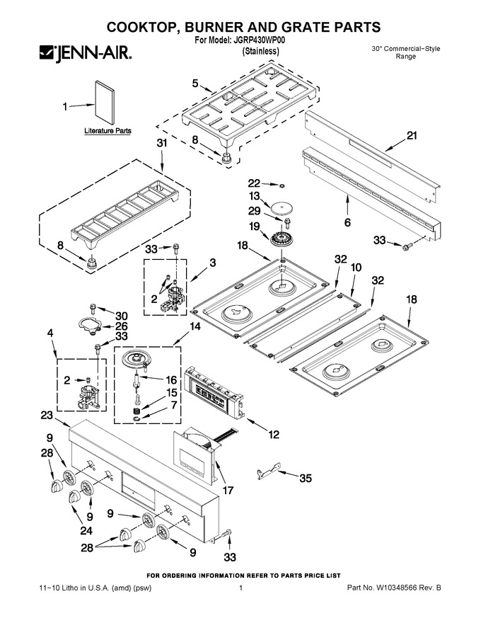 Diagram for JGRP430WP00
