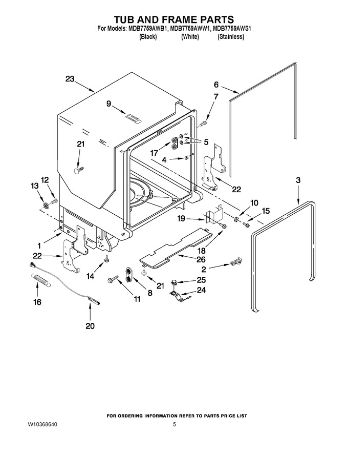 Diagram for MDB7759AWW1