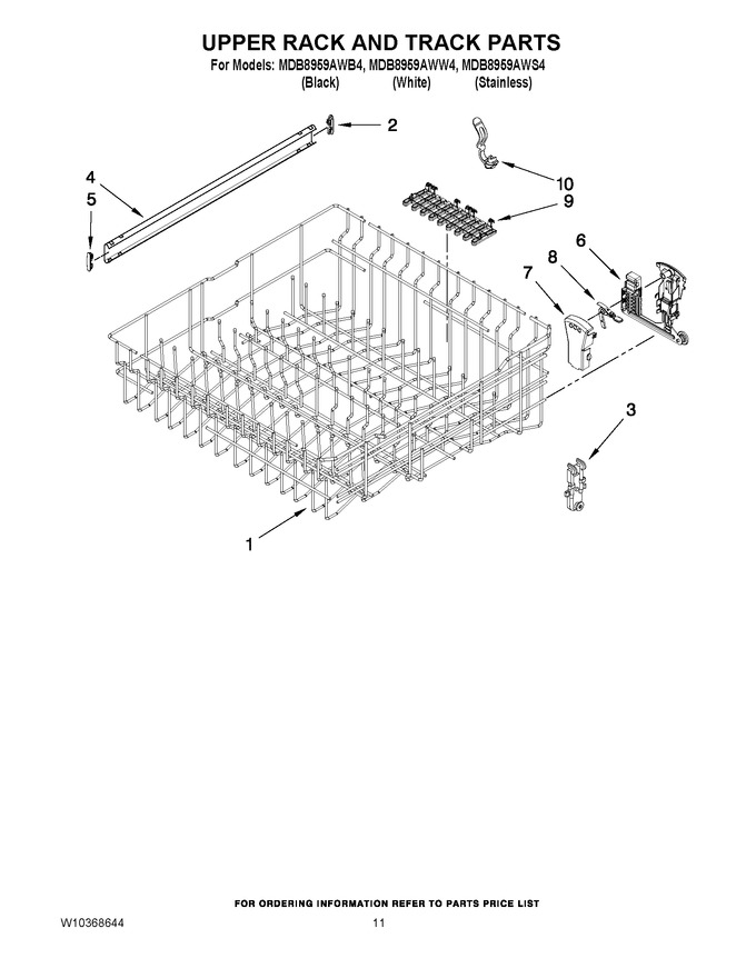 Diagram for MDB8959AWB4