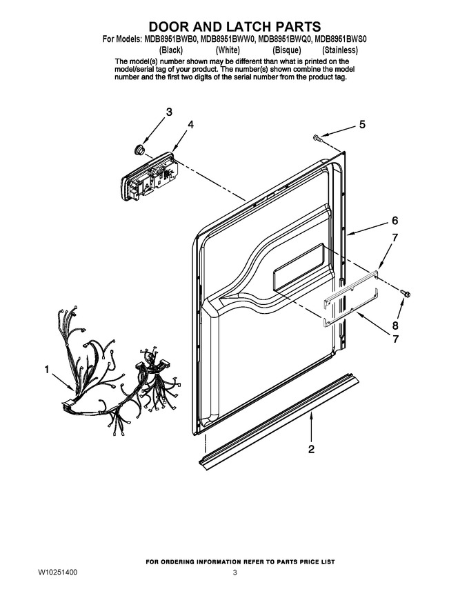 Diagram for MDB8951BWS0