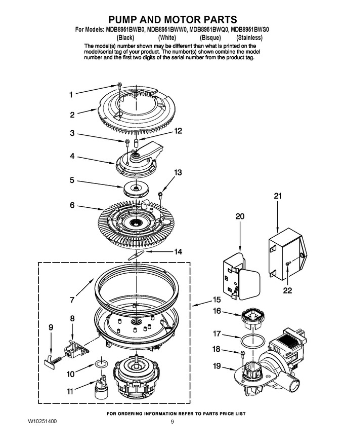 Diagram for MDB8951BWS0