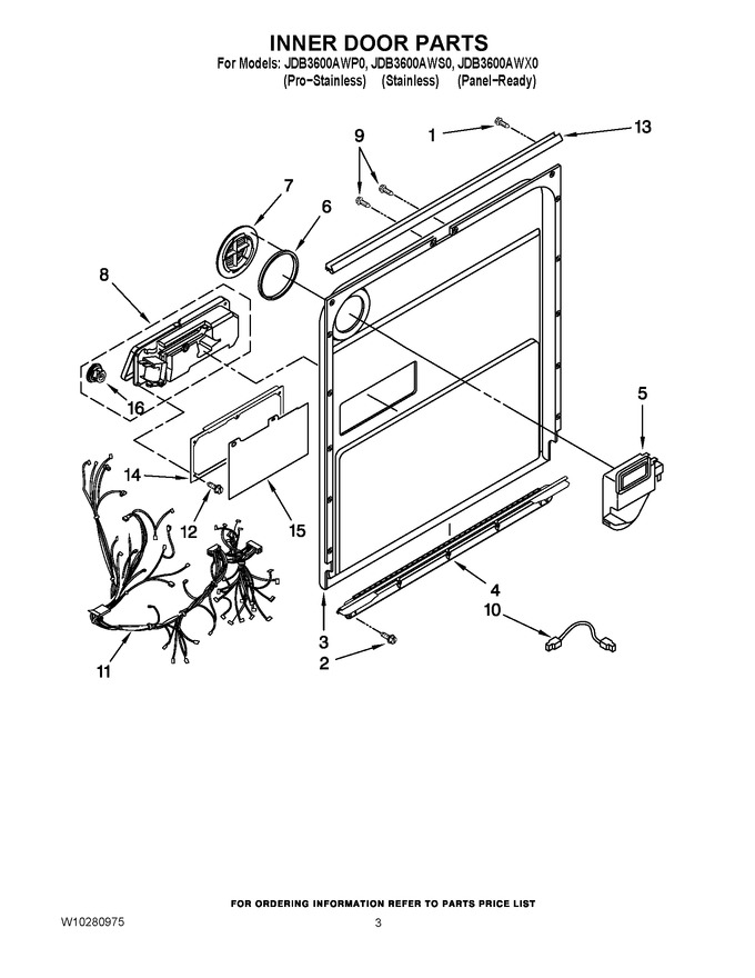 Diagram for JDB3600AWP0
