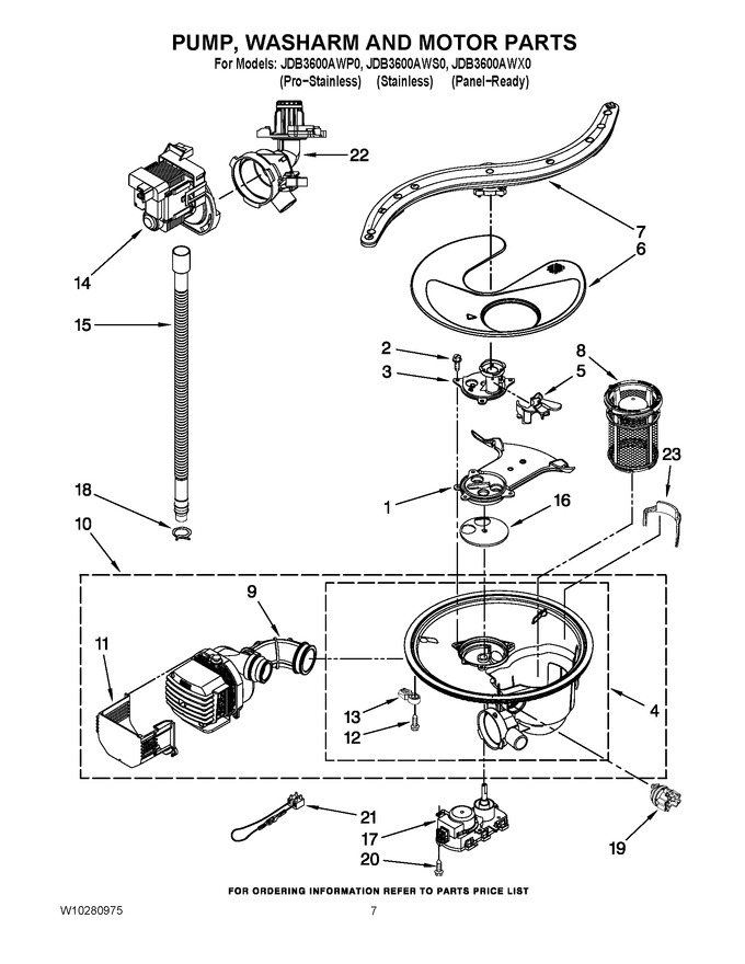 Diagram for JDB3600AWP0