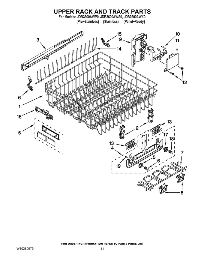 Diagram for JDB3600AWX0
