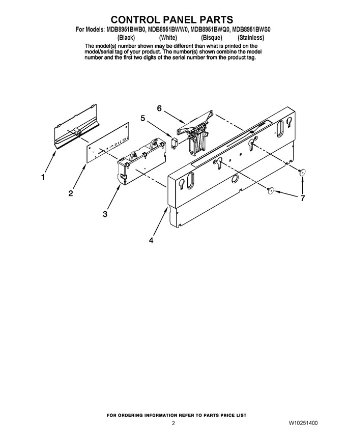 Diagram for MDB8951BWB0