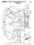 Diagram for 01 - Cabinet Liner And Door Parts
