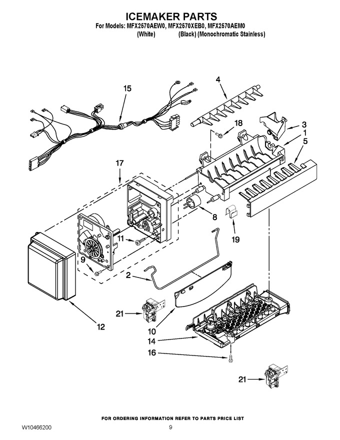 Diagram for MFX2570XEB0