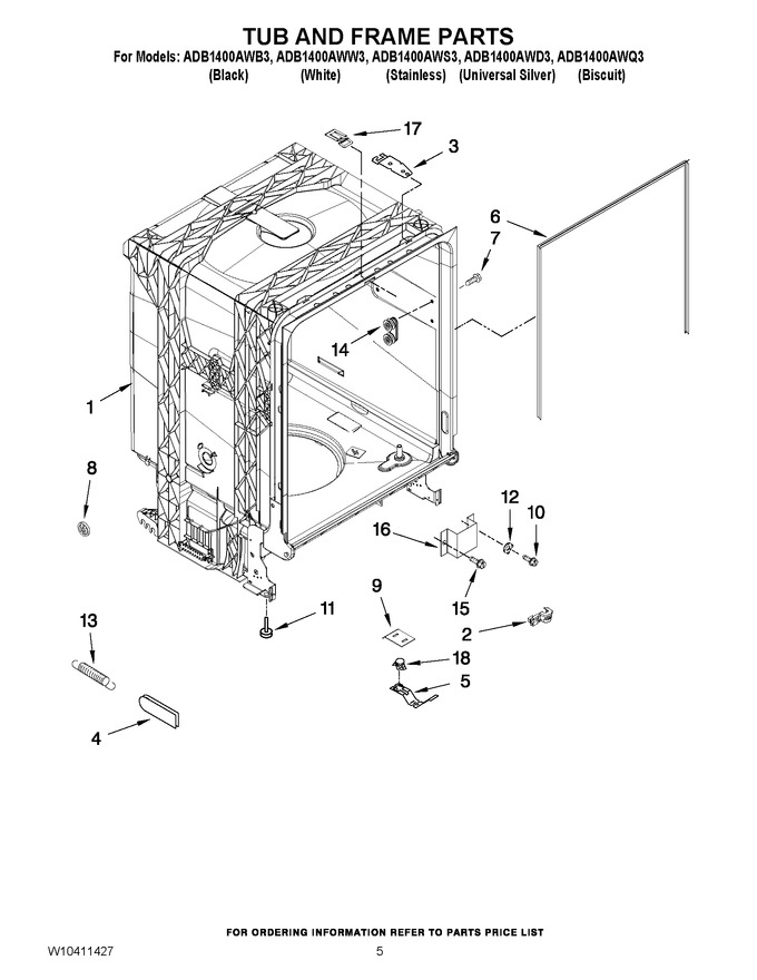 Diagram for ADB1400AWB3