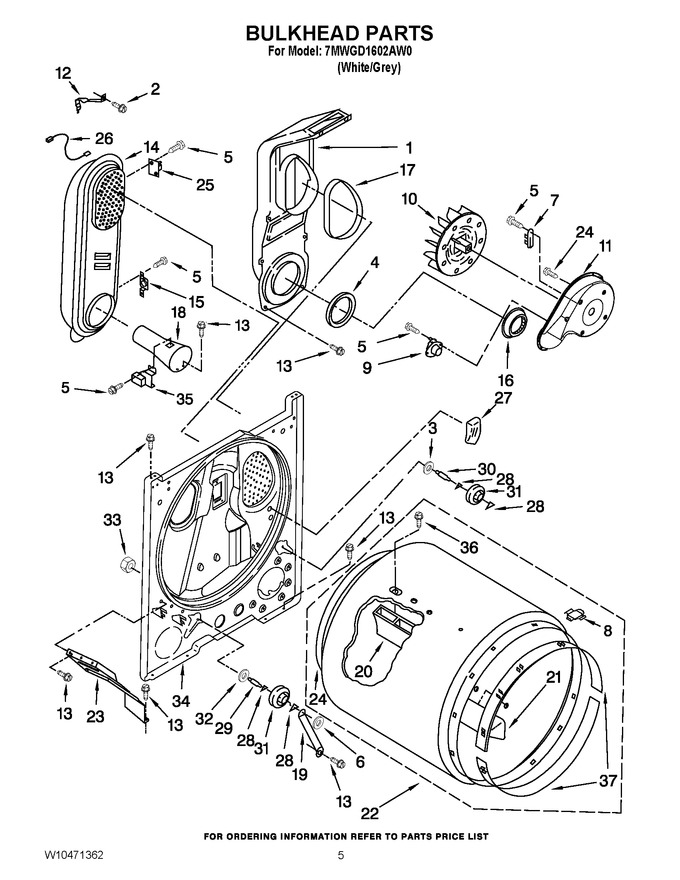 Diagram for 7MWGD1602AW0
