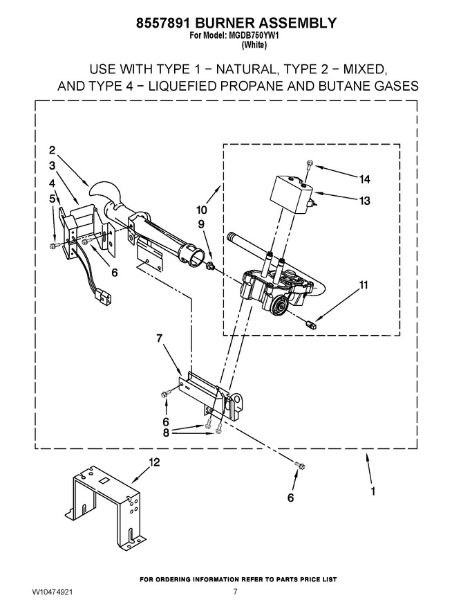 Diagram for MGDB750YW1